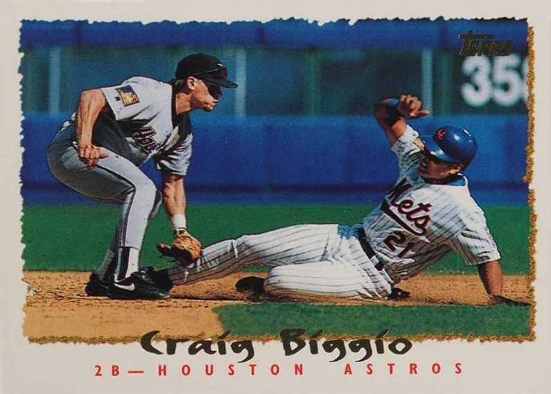 1995 Topps Craig Biggio #190 Baseball Card