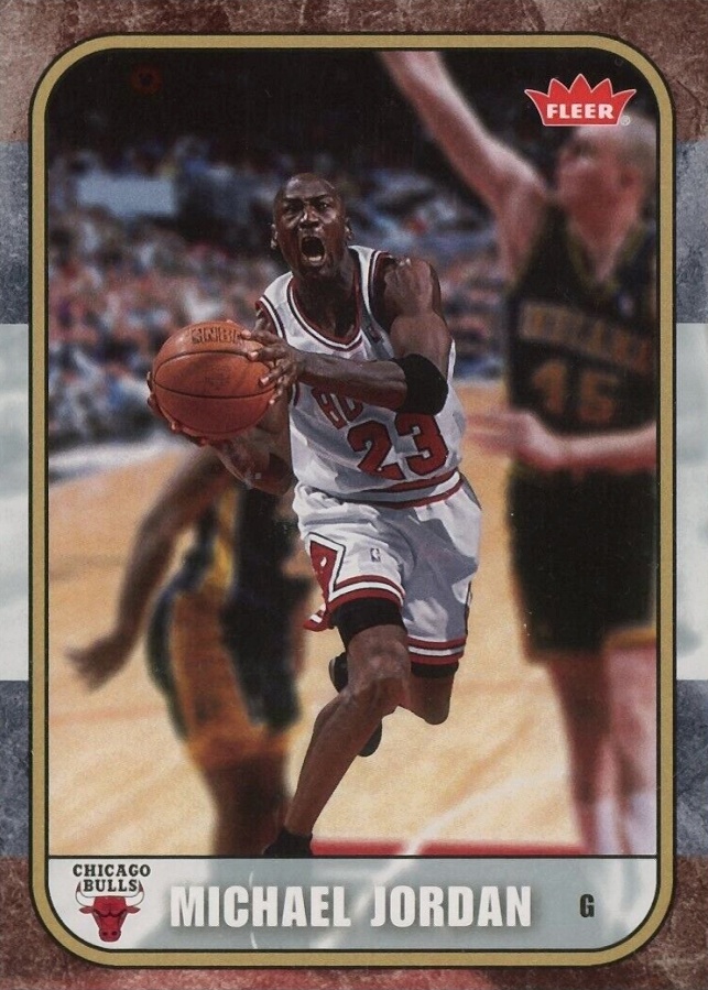 2007 Fleer Jordan Box Set Michael Jordan #82 Basketball Card