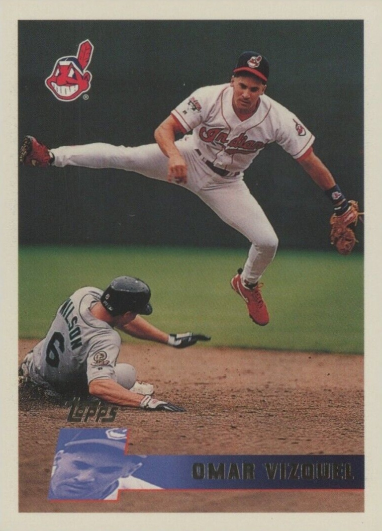 1996 Topps Omar Vizquel #84 Baseball Card