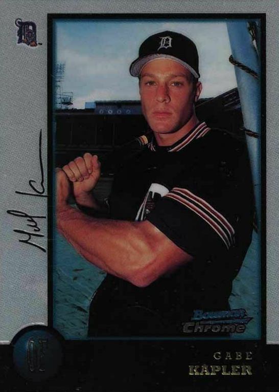 1998 Bowman Chrome Gabe Kapler #125 Baseball Card