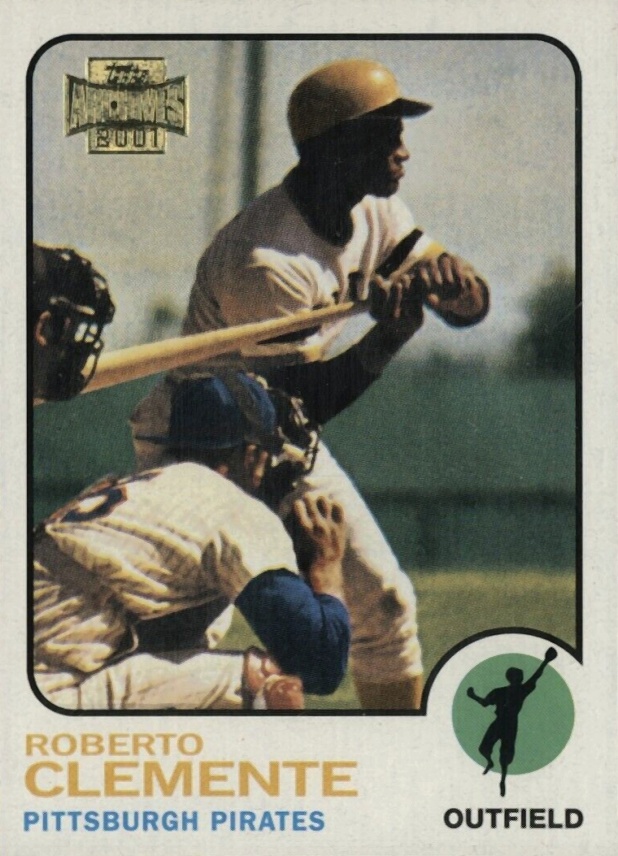 2001 Topps Archives Reprint Roberto Clemente #354 Baseball Card