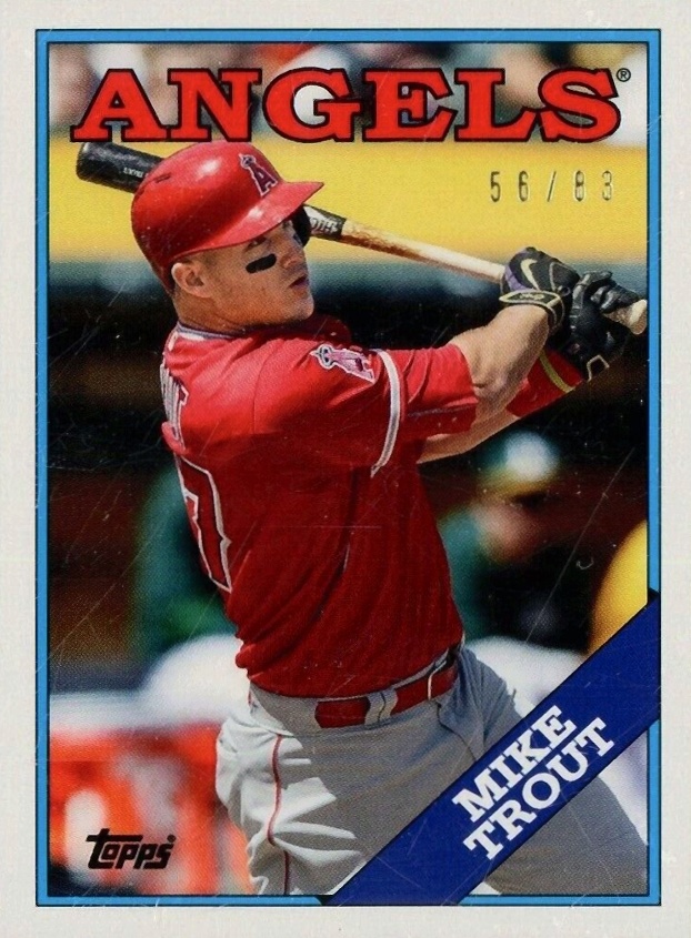 2019 Topps Transcendent VIP Party Mike Trout Through the Years Mike Trout #1988 Baseball Card