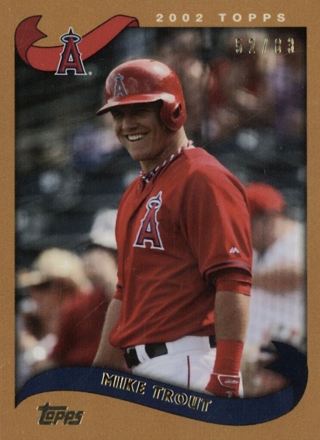 2019 Topps Transcendent VIP Party Mike Trout Through the Years Mike Trout #2002 Baseball Card