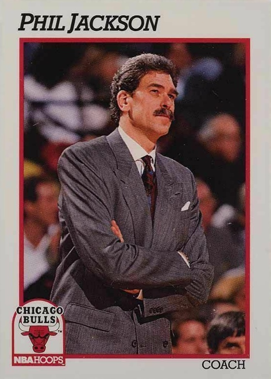 1991 Hoops Phil Jackson #224 Basketball Card