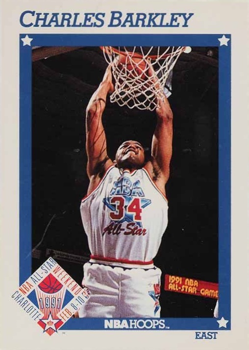 1991 Hoops Charles Barkley AS #248 Basketball Card