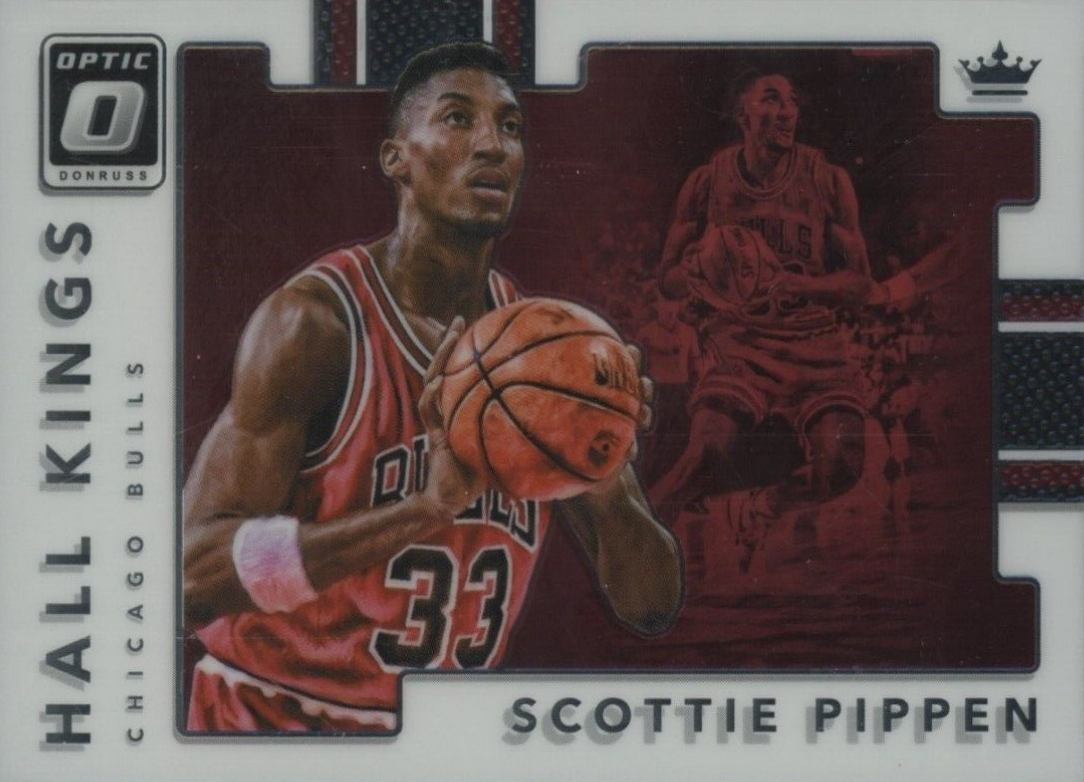 2015 Panini Donruss Optic Hall Kings Scottie Pippen #30 Basketball Card