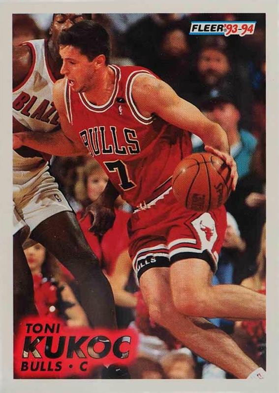 1993 Fleer Toni Kukoc #260 Basketball Card
