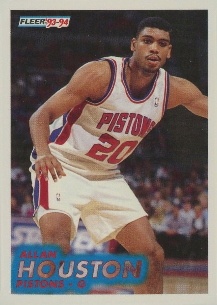 1993 Fleer Allan Houston #282 Basketball Card