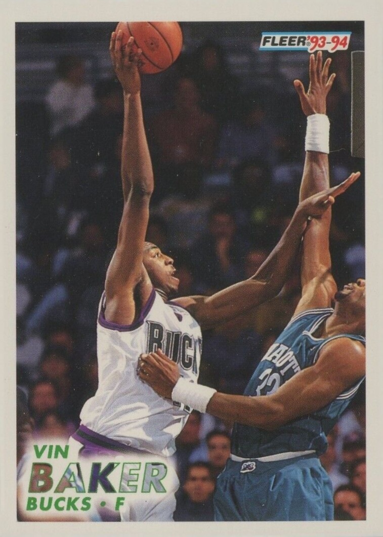 1993 Fleer Vin Baker #321 Basketball Card