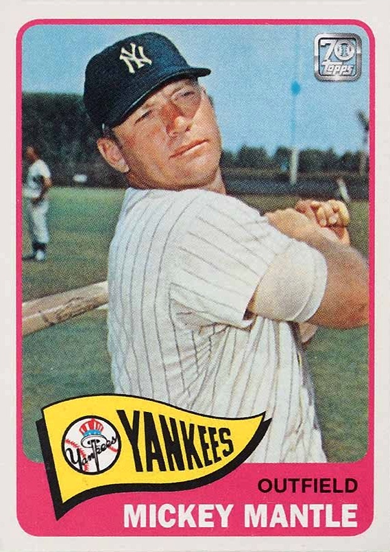 2021 Topps X Mickey Mantle Collection Mickey Mantle #34 Baseball Card