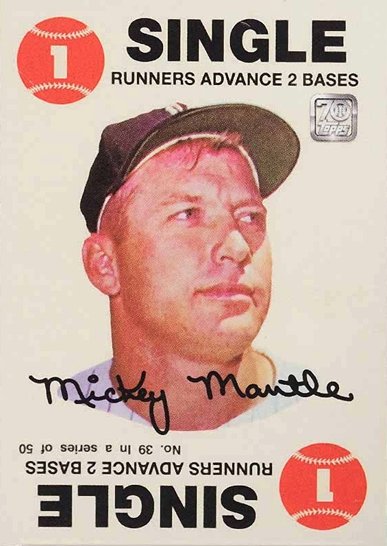 2021 Topps X Mickey Mantle Collection Mickey Mantle #39 Baseball Card