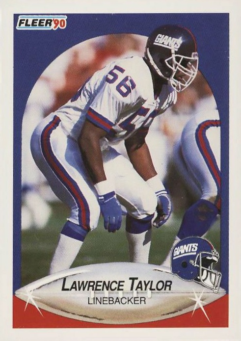 1990 Fleer Lawrence Taylor #77 Football Card