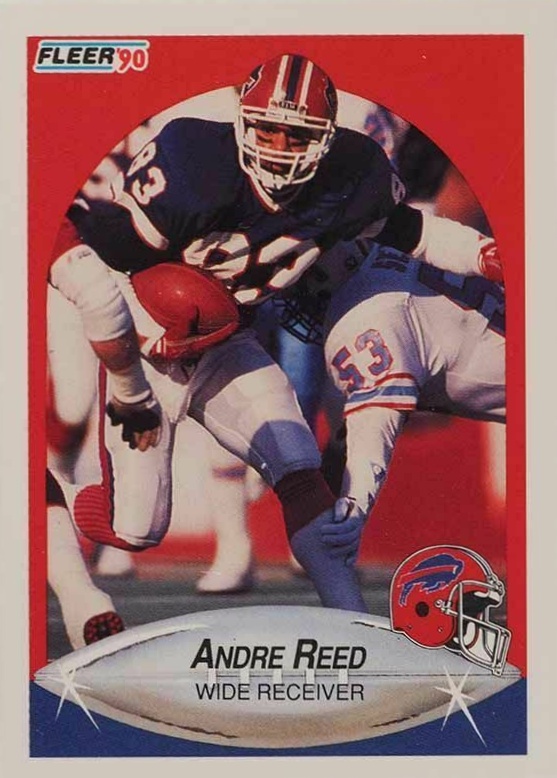1990 Fleer Andre Reed #119 Football Card