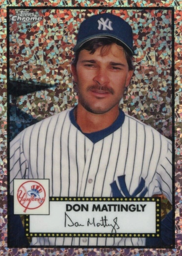 2021 Topps Chrome Platinum Anniversary Don Mattingly #696 Baseball Card