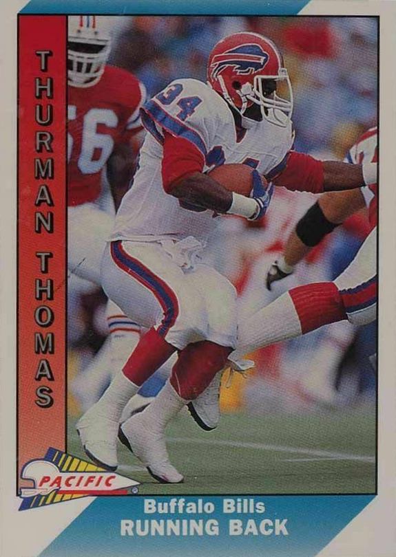 1991 Pacific Thurman Thomas #33 Football Card