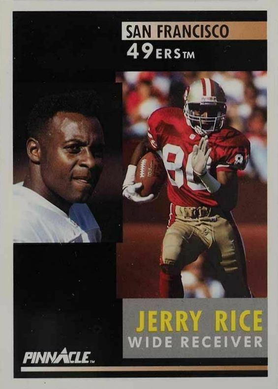 1991 Pinnacle Jerry Rice #103 Football Card