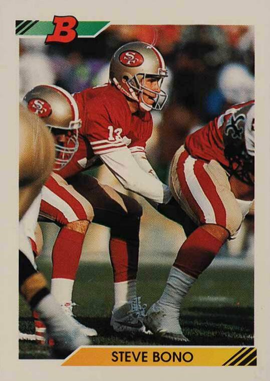 1992 Bowman Steve Bono #266 Football Card