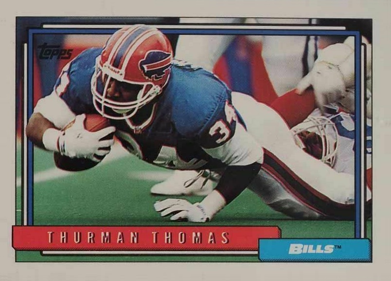 1992 Topps Thurman Thomas #320 Football Card