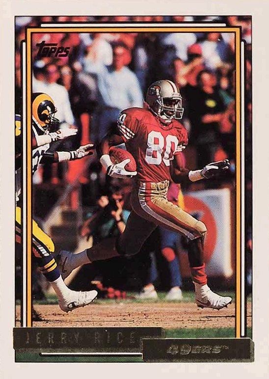 1992 Topps Gold Jerry Rice #665 Football Card