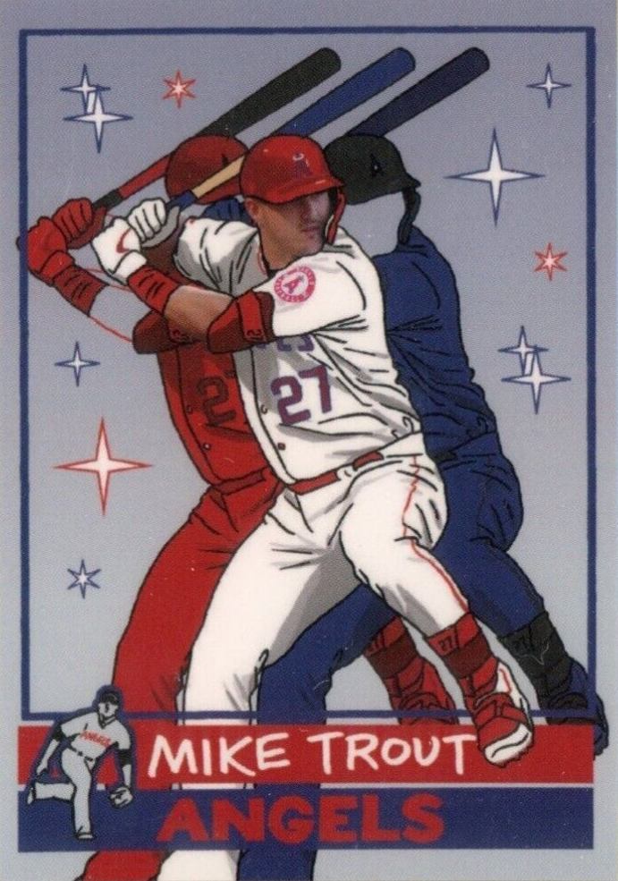 2021 Topps PROJECT70 Mike Trout #344 Baseball Card