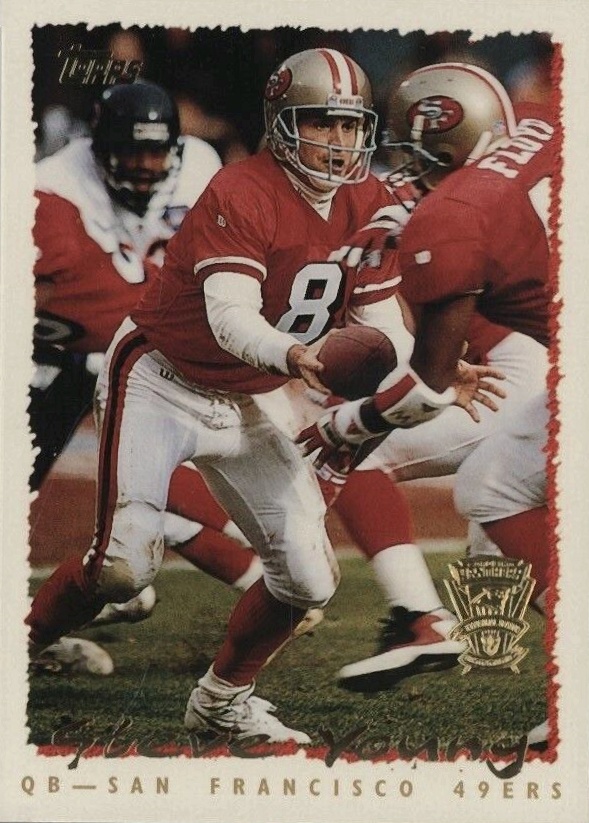 1995 Topps Steve Young #300 Football Card