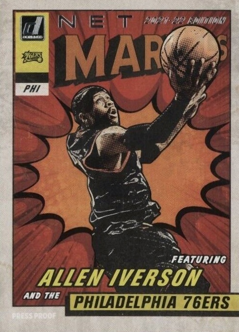 2021 Panini Donruss Net Marvels Allen Iverson #14 Basketball Card