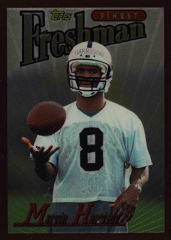 1996 Finest Marvin Harrison #243 Football Card