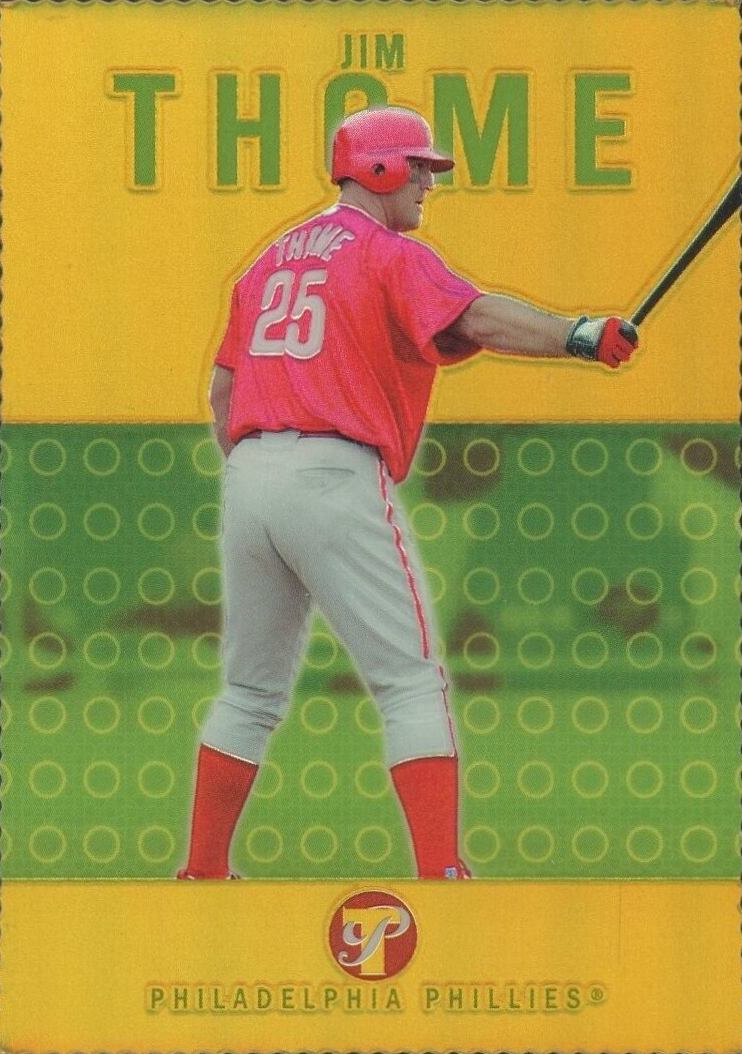 2003 Topps Pristine Jim Thome #40 Baseball Card