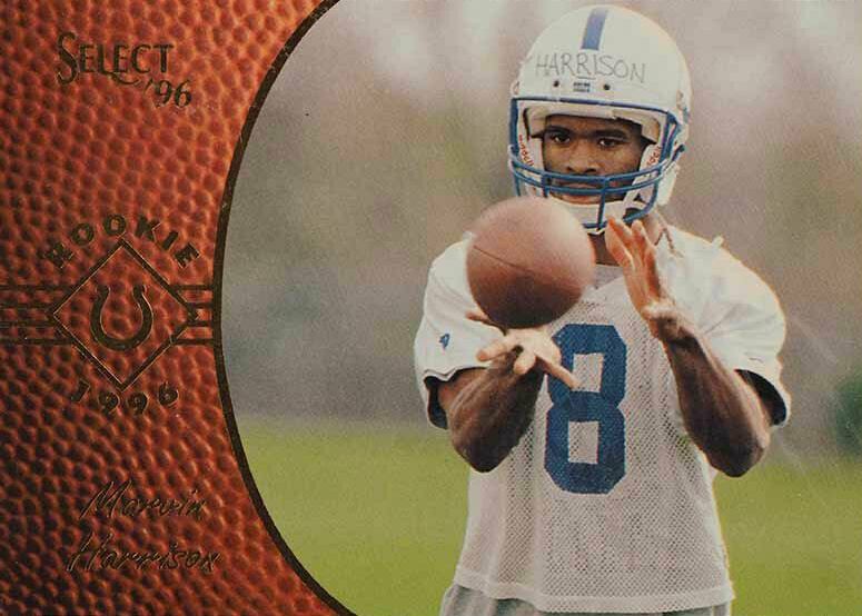 1996 Select Marvin Harrison #160 Football Card