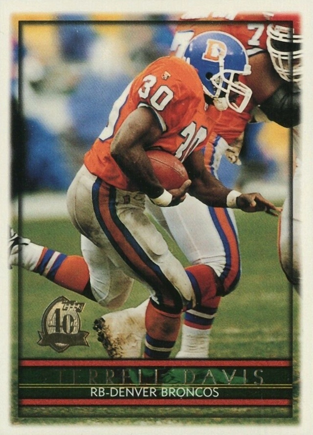 1996 Topps Terrell Davis #48 Football Card