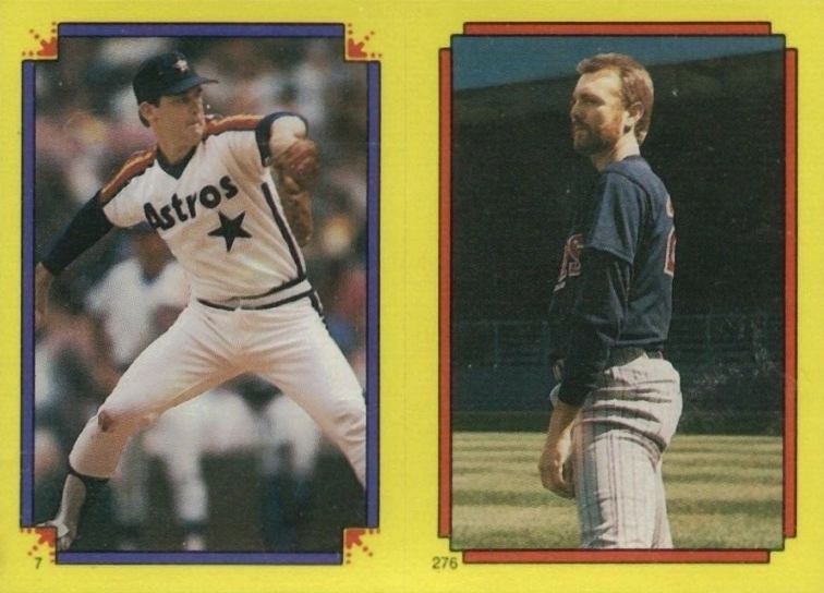 1988 O-Pee-Chee Stickers Carter/Ryan/Blyleven #49 Baseball Card