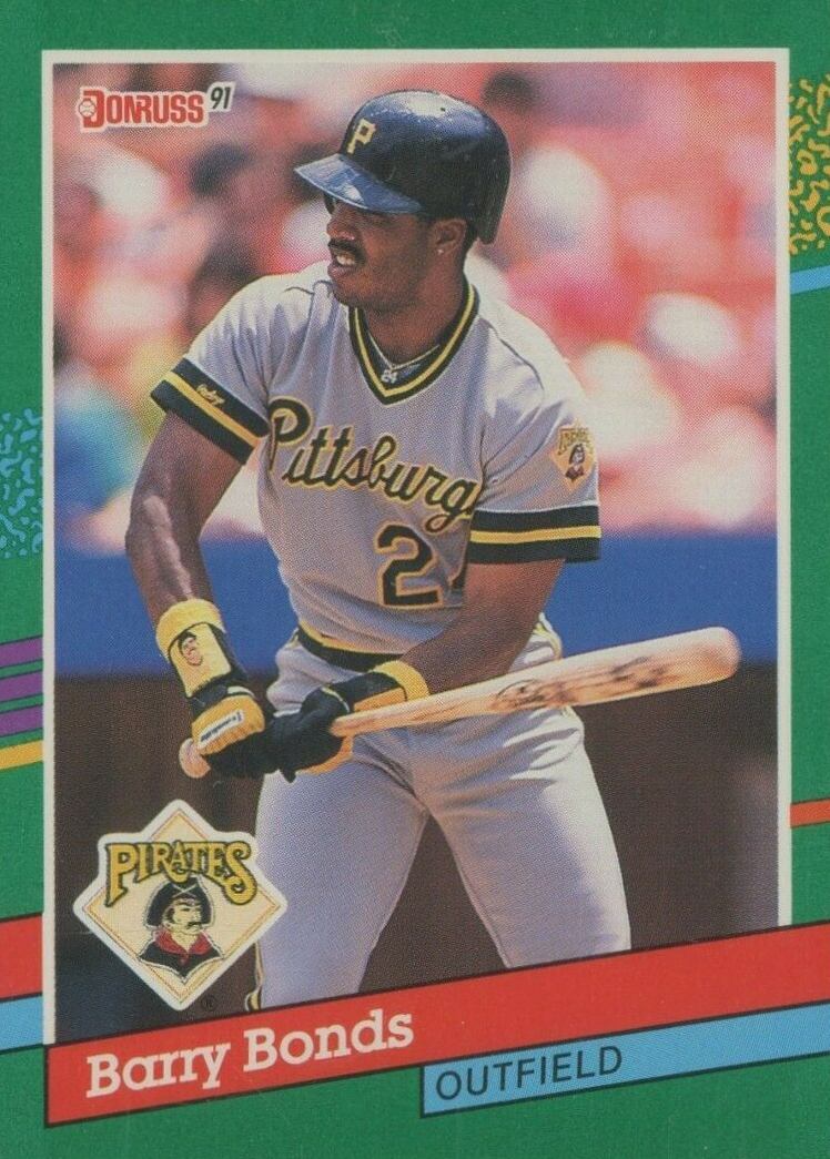 1991 Donruss Barry Bonds #495 Baseball Card