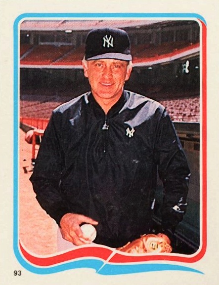 1985 Fleer Star Stickers Phil Niekro #93 Baseball Card
