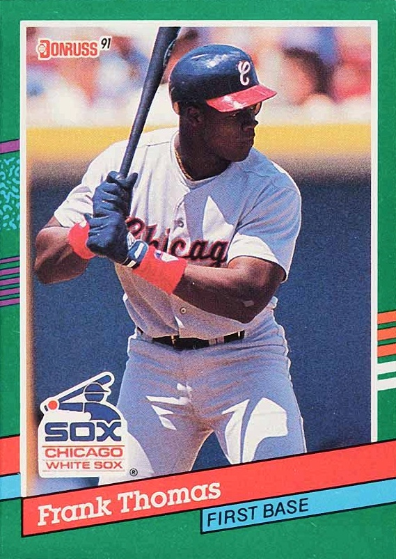 1991 Donruss Frank Thomas #477 Baseball Card