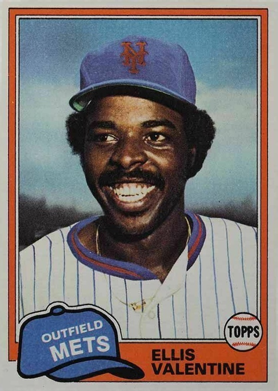 1981 Topps Ellis Valentine #849 Baseball Card