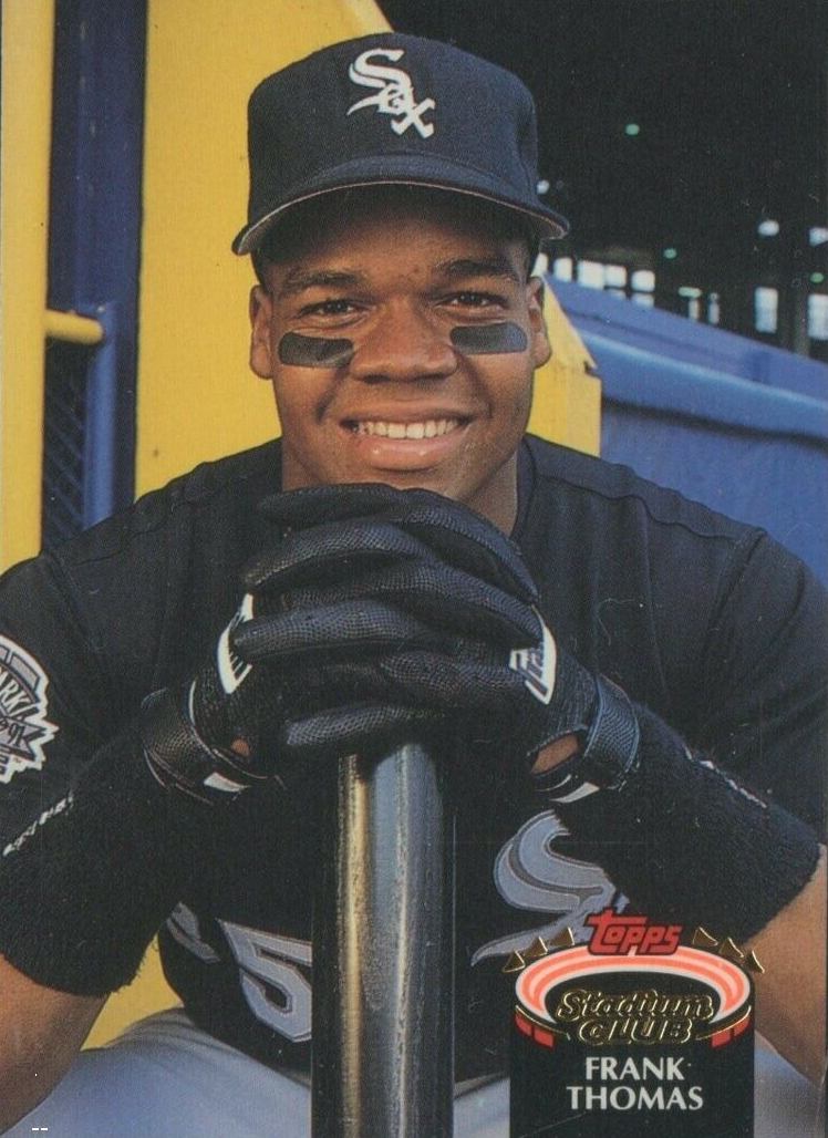 1992 Stadium Club Frank Thomas #301 Baseball Card