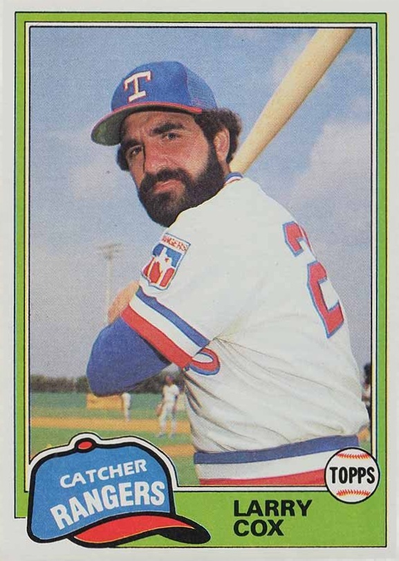 1981 Topps Larry Cox #749 Baseball Card