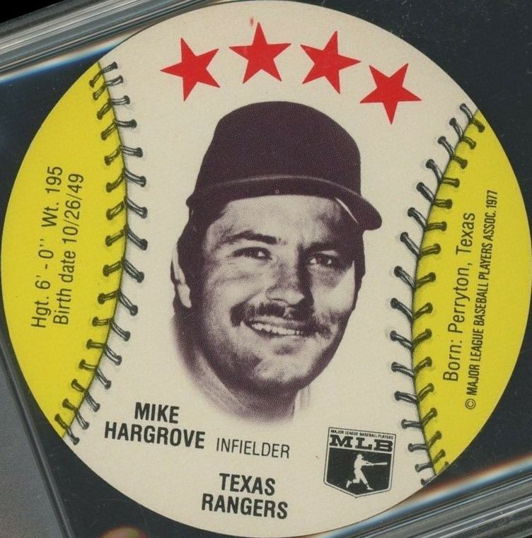 1977 Dairy Isle Discs Mike Hargrove # Baseball Card