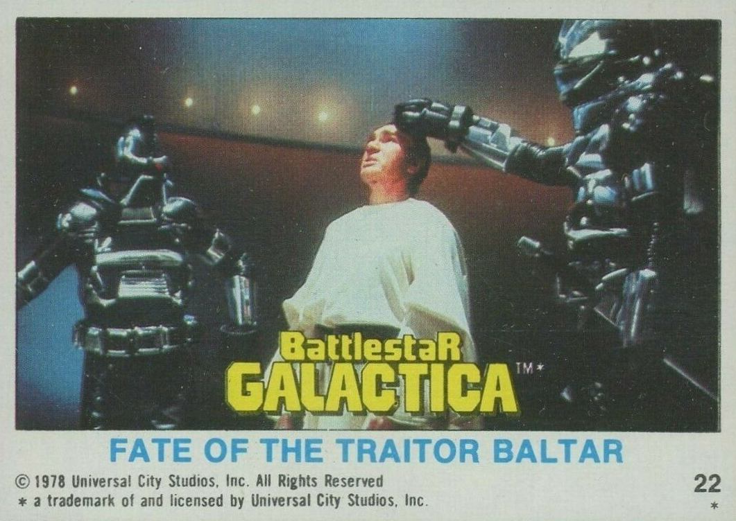 1978 Battlestar Galactica Fate of the Traitor #22 Non-Sports Card