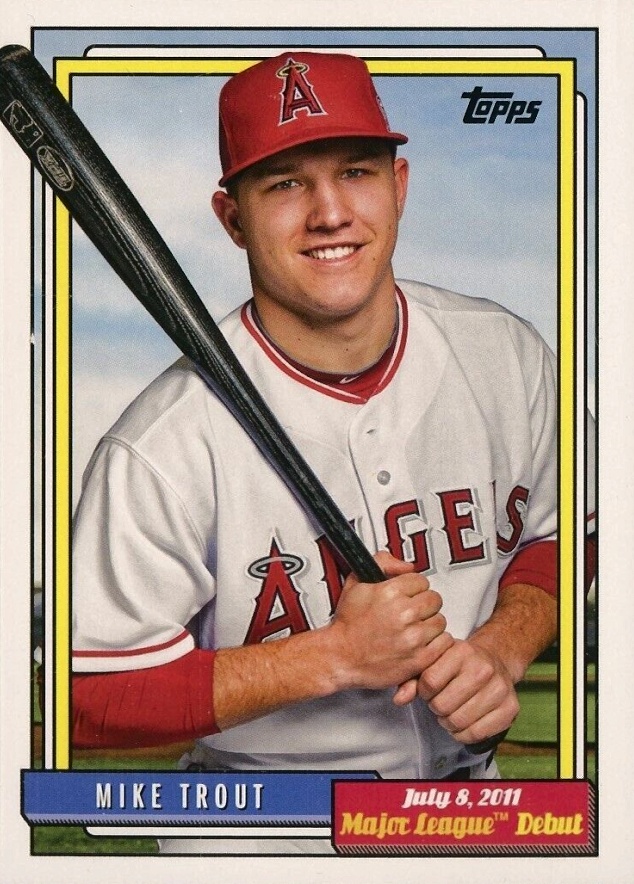 2022 Topps Archives Mike Trout #367 Baseball Card