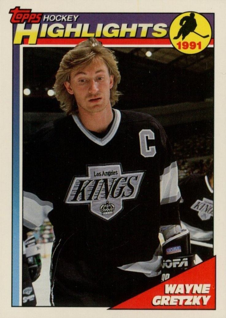 1991 Topps Wayne Gretzky #524 Hockey Card