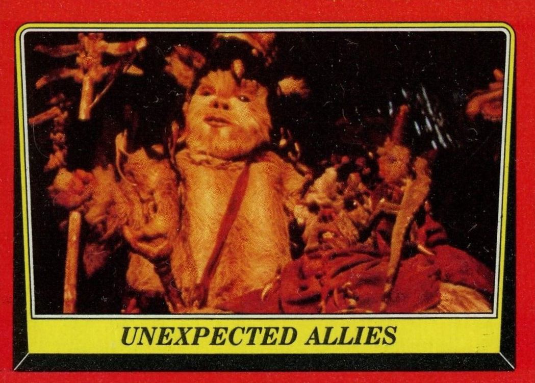 1983 Star Wars Return of the Jedi Unexpected Allies #92 Non-Sports Card