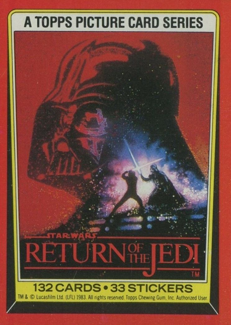 1983 Star Wars Return of the Jedi Title Card #1 Non-Sports Card