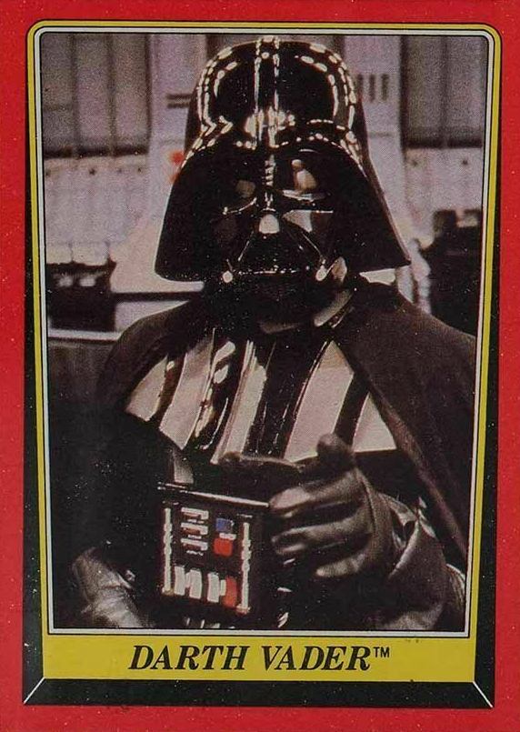 1983 Star Wars Return of the Jedi Darth Vader #3 Non-Sports Card