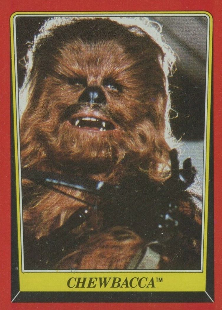 1983 Star Wars Return of the Jedi Chewbacca #7 Non-Sports Card