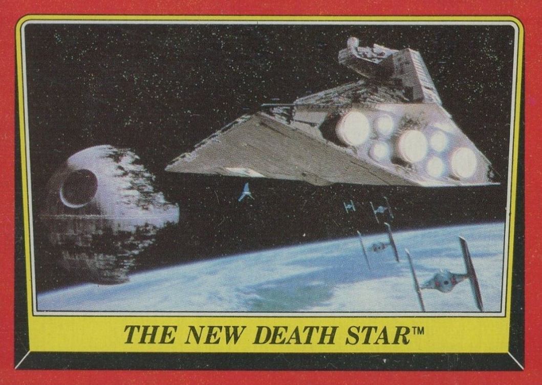 1983 Star Wars Return of the Jedi The New Death Star #9 Non-Sports Card