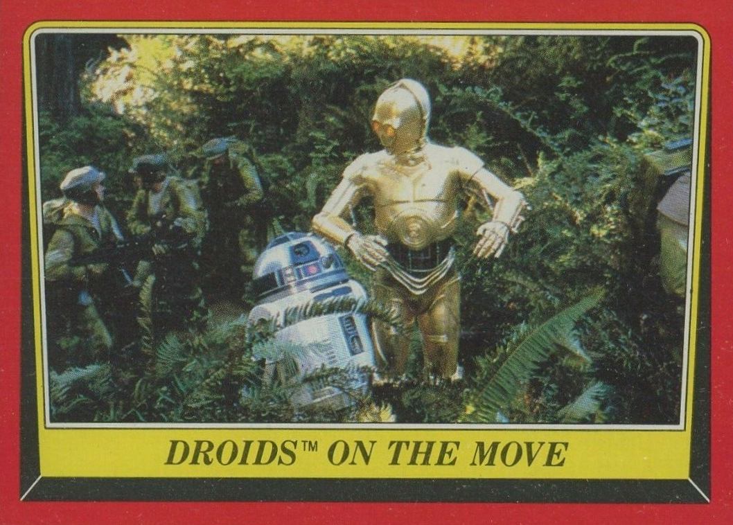 1983 Star Wars Return of the Jedi Droids on the Move #69 Non-Sports Card