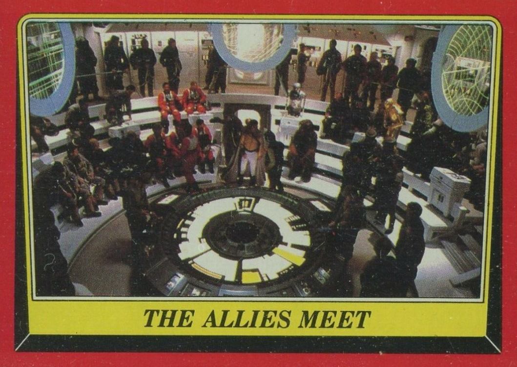 1983 Star Wars Return of the Jedi The Allies Meet #60 Non-Sports Card