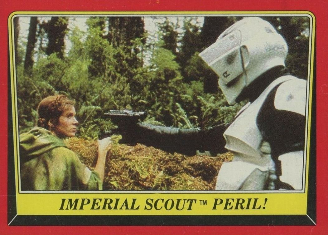 1983 Star Wars Return of the Jedi Imperial Scout #75 Non-Sports Card