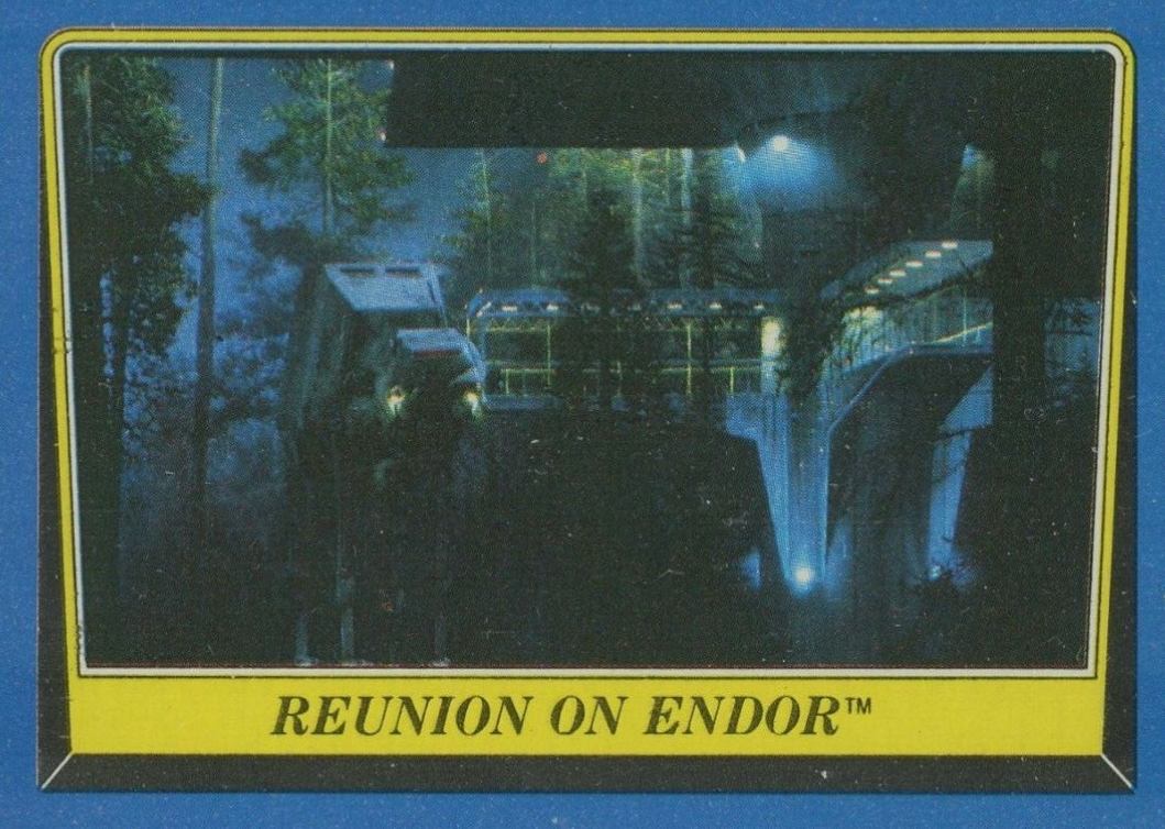 1983 Star Wars Return of the Jedi Reunion on Endor #159 Non-Sports Card